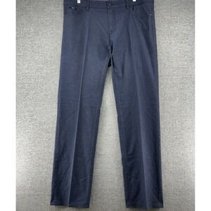 Hugo Boss Maine Regular Fit Stretch Pants Men Size 38/34 Blue Casual